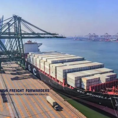 40GP 40HQ Pengangkut Barang Laut Pengiriman Barang Laut Layanan Dari Cina Ke AS